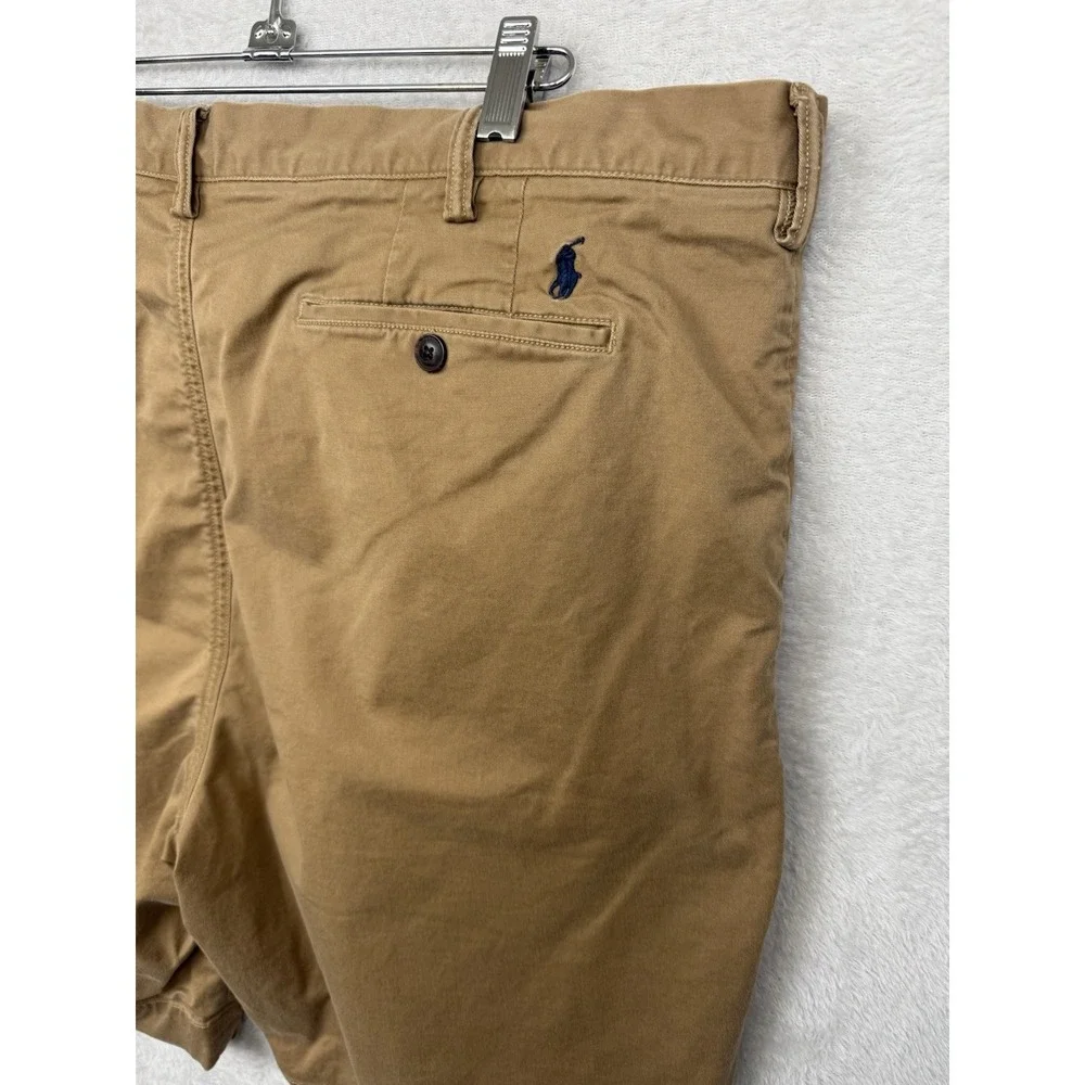 Polo Ralph Lauren Stretch Classic Fit Chino Shorts Men's 42 Khaki Preppy Golf